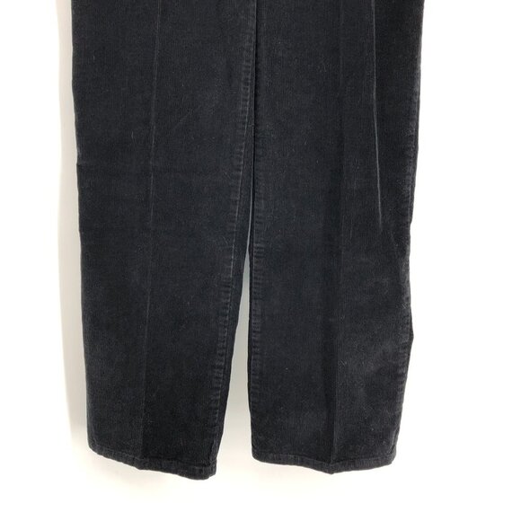 Style & Co Corduroy Petite Women's High-Rise 100% Cotton Black Pants size P8 - Picture 5 of 13